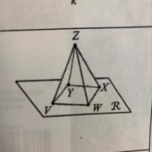 3. use the diagram to the right to name the following. a) three coplanar points. b) a pl