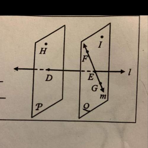 4.use the diagram to the right to name the following a) the intersection of line 1 and m