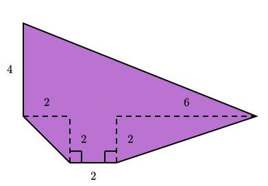 What is the are of the polygon below?