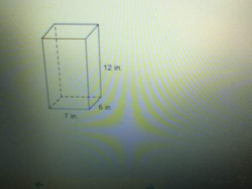 Can someone plz me what is the lateral area of the rectangular prism? assume the pris