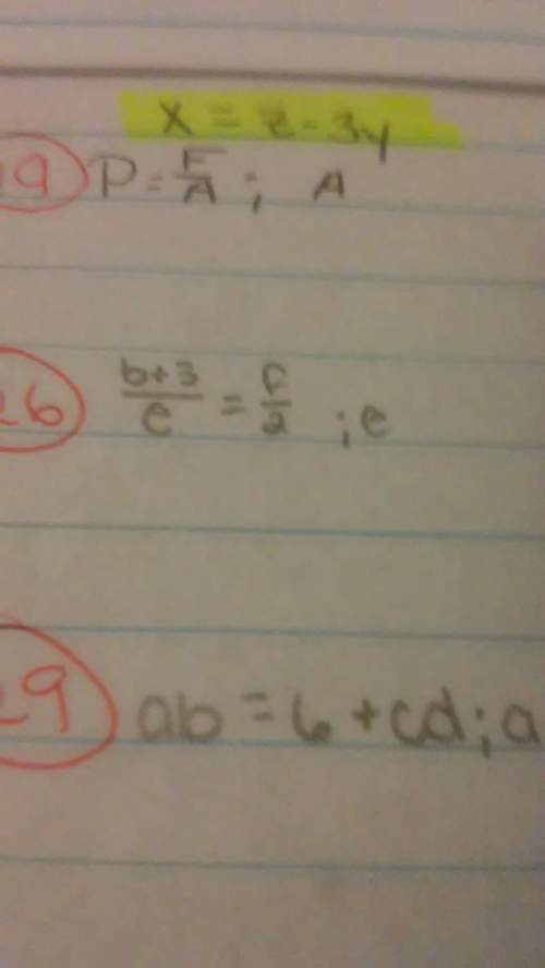 Can u solve this literal equation for me. i really need on it. the equation is #26.