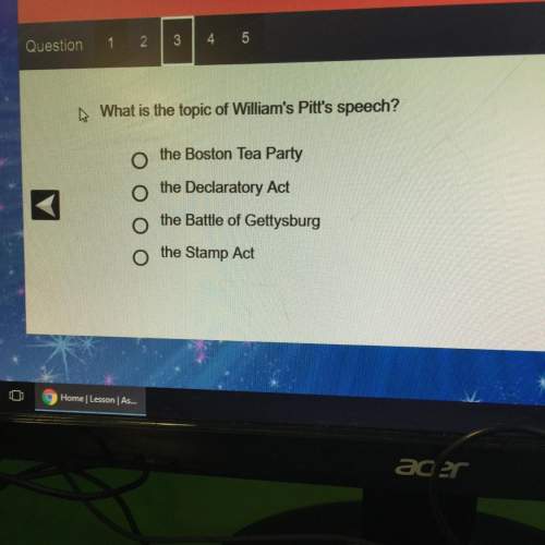 What is the topic of williams pitt speech?