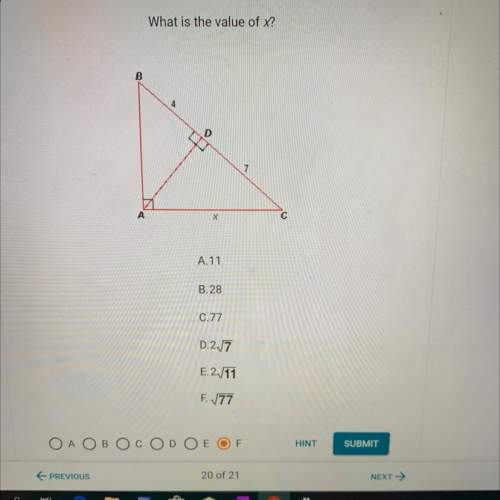 What is the value of x?  i know its f but idk the proportion.
