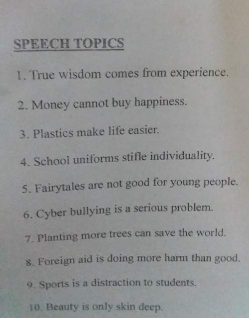 Ineed from u guys..hope to get some points and explantion on this topics for our speech competition
