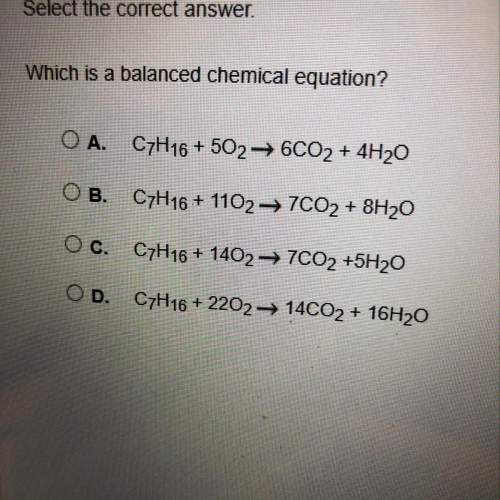 Which is a balanced chemical equation