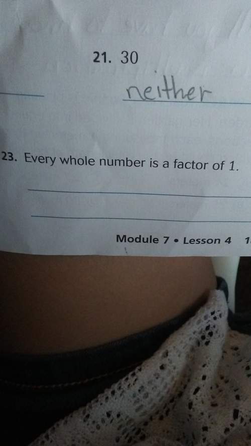 Sorry ask that question so wrong. true or false every whole number is a factor of 1? ?