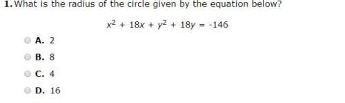 What is the radius of the circle given by the equation below?