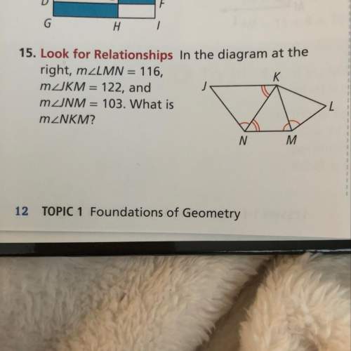 In the diagram at the right, m lmn = 116, m jkm = 122, and m jnm = 103. what is