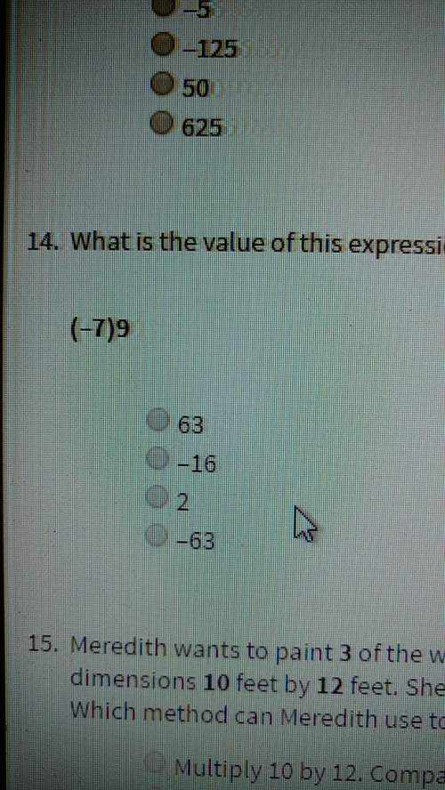 What is the value of this expression? (-7)9