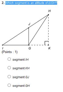 Which segment is an altitude of triangle igh? (see attachment)