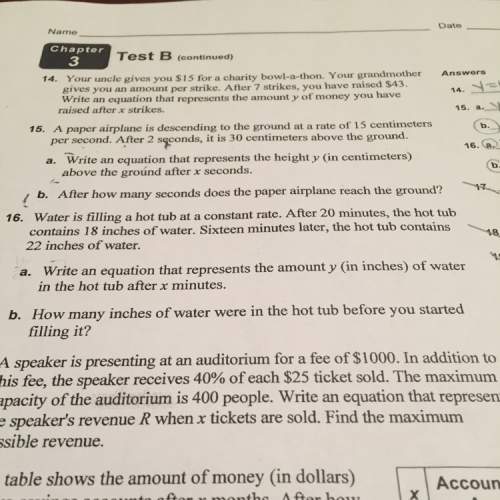 How do i do this problem? number 16 a and b