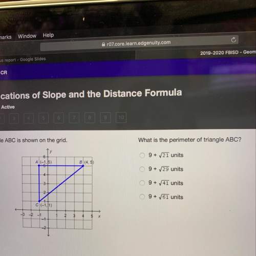 What is the perimeter of triangle abc ?