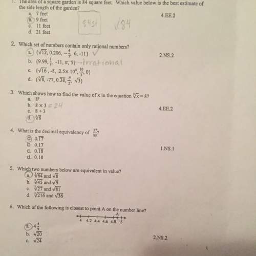 Am i correct? (all questions) if not explain how to get the right answer.