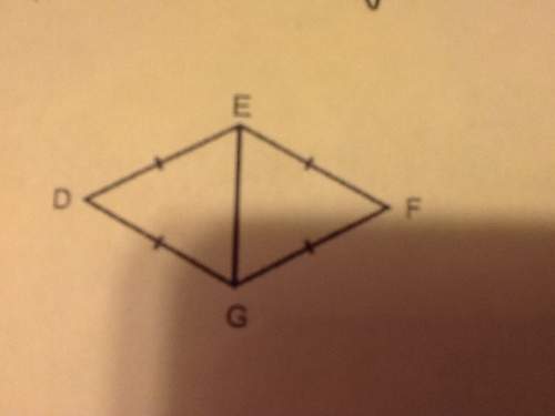 Is this congruent triangle sss or !