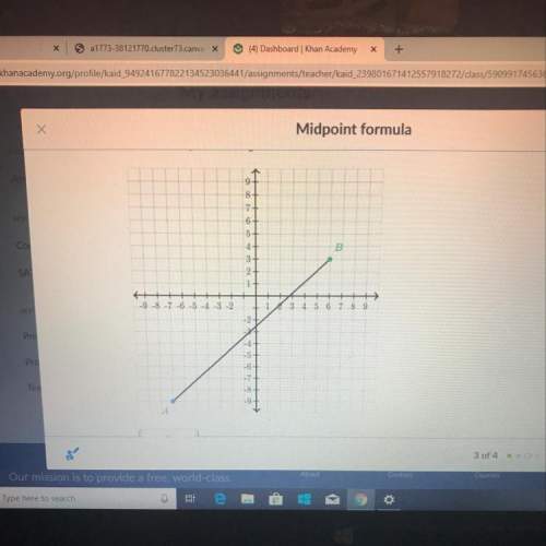 Midpoint formula point a is at (-7, -9) and point b is at (6,3). what is the midpoint of