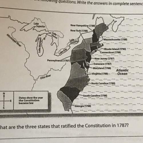 What are the three states that ratified the constitution in 1787?