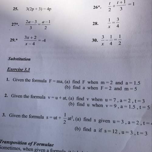 How to do linear equations 27, 28,28,30