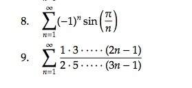8. can a series still converge if there is a boundary for n? i know that for n&gt; = 2,
