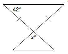 What is the value of x in the figure?