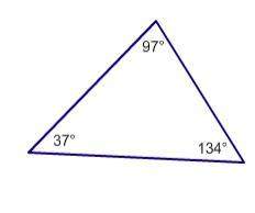 Franklin measured and labeled the angles of a triangle as shown. jennifer says that at least one of