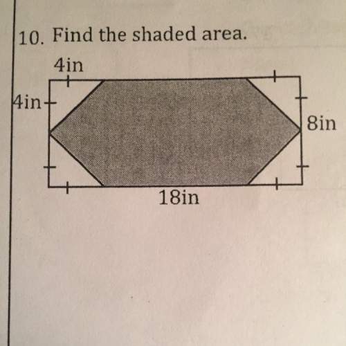 Ineed to find the shaded part of this shape i'm confuzzled
