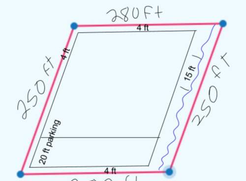 [pls whats the area of a parallelogram of width 280 and length 250?
