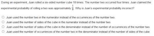 Experimental probability i can not figure out the answer to this question!  it is suppos