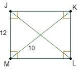 What is the perimeter of rectangle jklm?  32 units 44 units 56 units 6