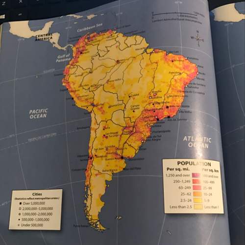 Where do most people in south america live?