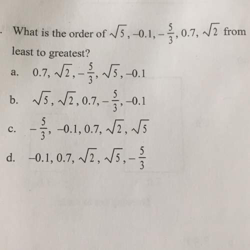 What's from least to greatest? or how do i simplify these?