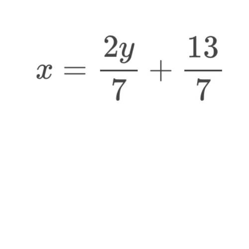 How do i find x and y for the problem below?   -7x+2y=-13  1x-2y=11
