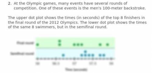 At the Olympic games, many events have several rounds of competition. One of these events is the men