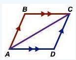 ∠BCA ≅ ∠DAC and ∠BAC ≅ ∠DCA by: the vertical angle theorem. the alternate interior angles theorem. t