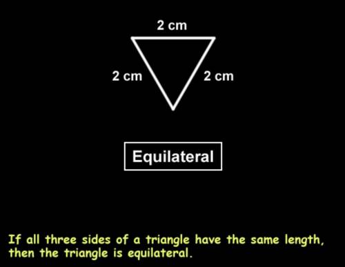 A triangle with all sides of equal length is a  triangle