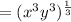 = (x {}^{3} y {}^{3} ) {}^{ \frac{1}{3} }