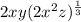 2xy(2x^2z)^{\frac{1}{3}}