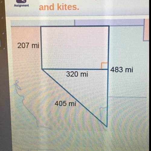 Hien would like to estimate the area of Nevada using a trapezoid. She uses the dimensions shown as a