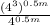 \frac{(4^3)^{0.5m}}{4^{0.5m}}