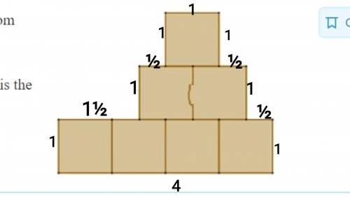 The shape in the figure is constructed from several identical squares. If the side of each square is