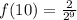 f(10)=\frac{2}{2^9}