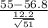 \frac{55-56.8}{\frac{12.2}{\sqrt{51} } }