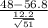 \frac{48-56.8}{\frac{12.2}{\sqrt{51} } }