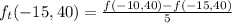 f_{t}(-15,40) = \frac{f(-10,40)-f(-15,40)}{5}