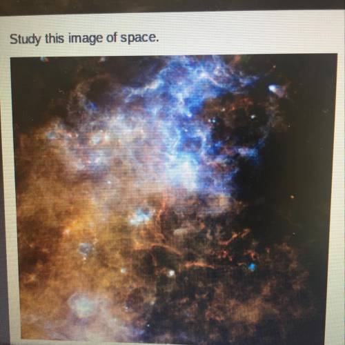 Study this image of space. A cloud of gas and dust. What object is shown in this image? a nebula a r