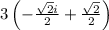 3\left(-\frac{\sqrt{2}i}{2}+\frac{\sqrt{2}}{2}\right)