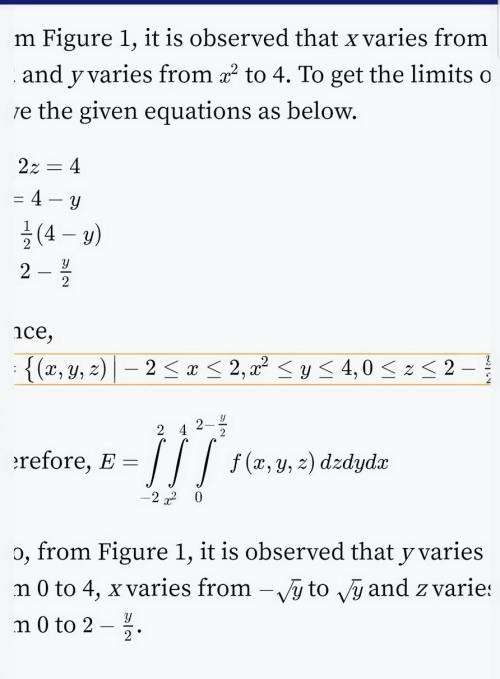 Express the integral f(x, y, z) dV E as an iterated integral in six different ways, where E is the s