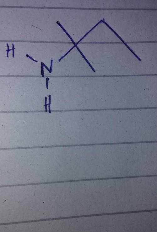 2-methylbutan-2-amine structure