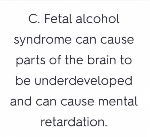 Which of the following BEST describes the fetal alcohol syndrome has on a child’s mental abilities