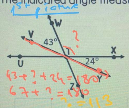 Find the indicated angle measures. pls help i’m dyin lol