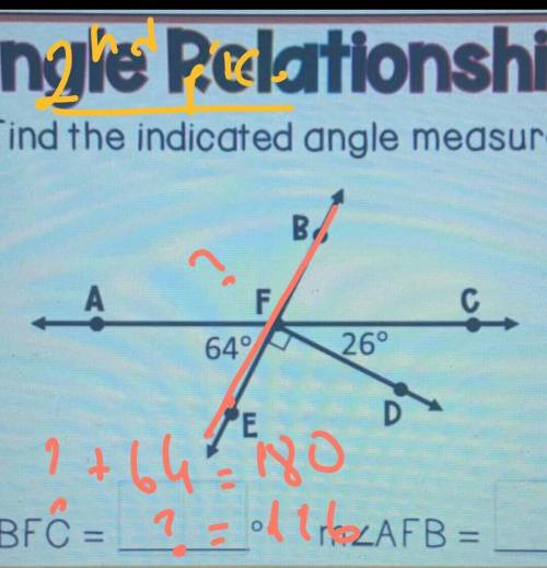 Find the indicated angle measures. ok last one i promise y’all pls help-
